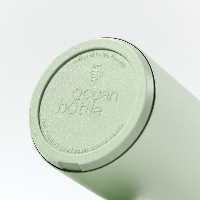 The 3 in 1 Ocean Bottle - Shale Green (12oz)
