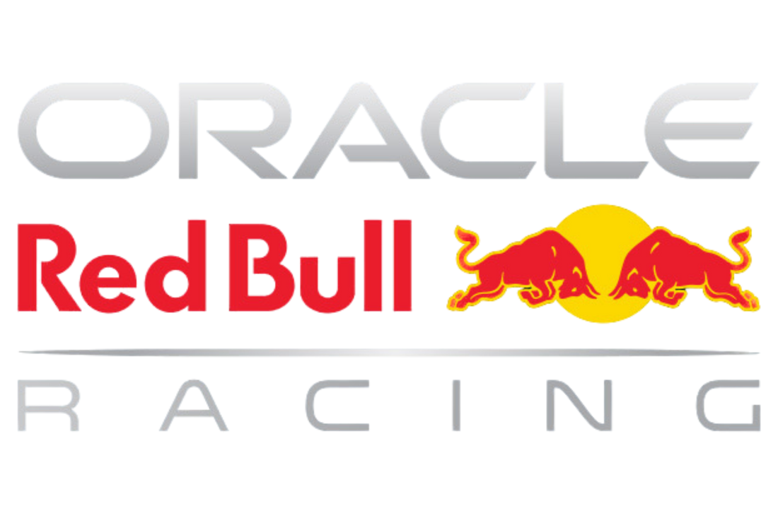 Oracle Red Bull Racing logo on a white background