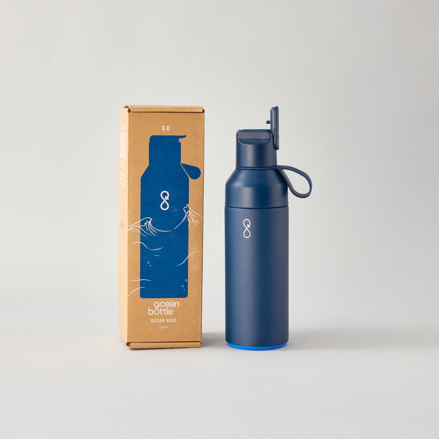 Ocean Bottle GO - Ocean Blue 17oz (0.5L)
