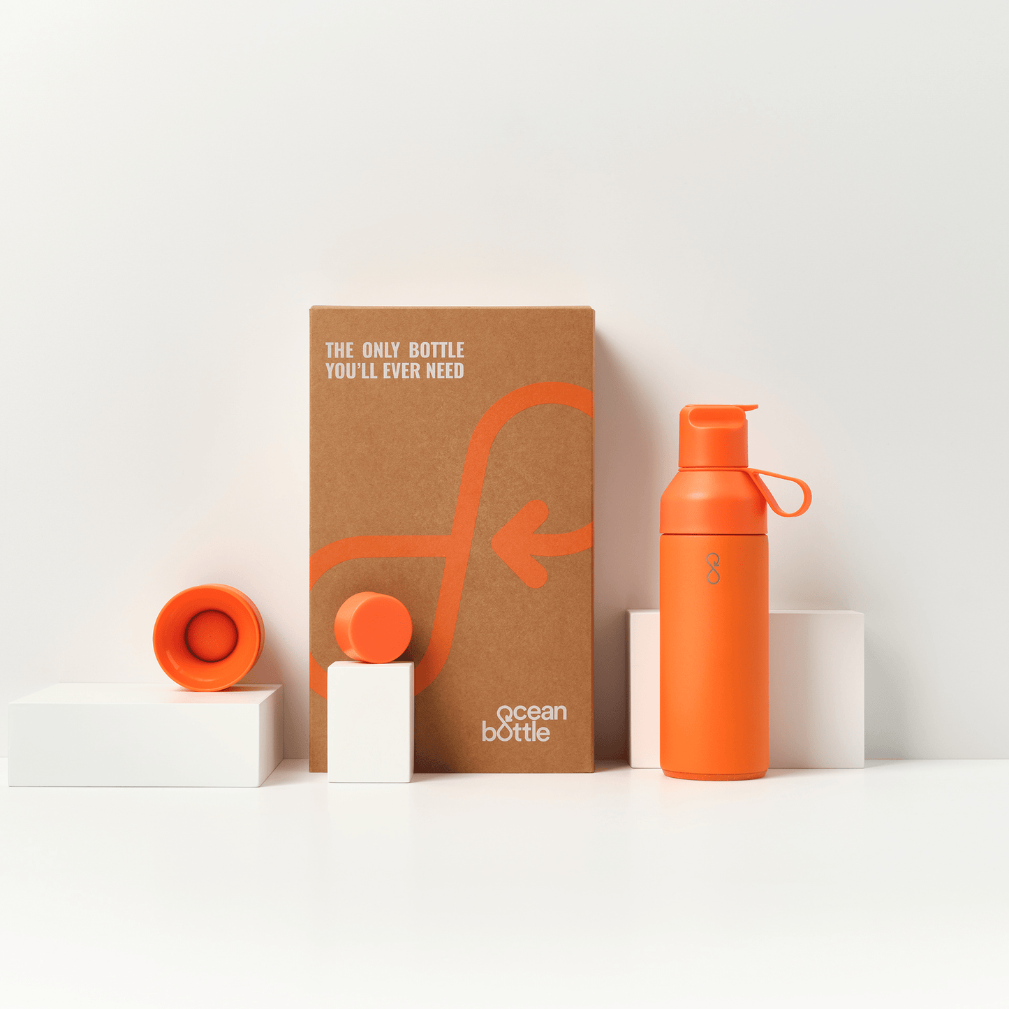 The 3 in 1 Ocean Bottle - Sun Orange (500ml)