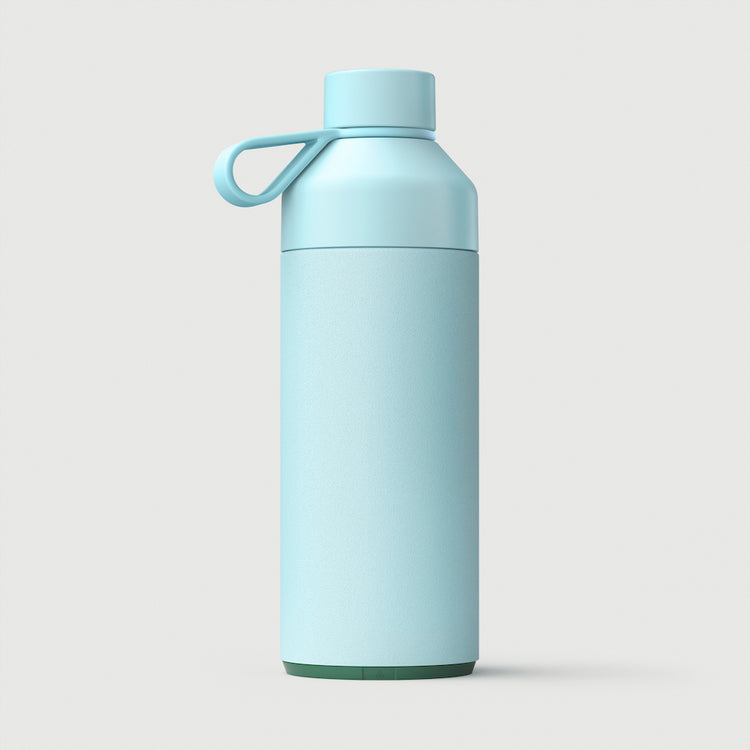 Ocean Bottle - Recycled Stainless Steel Drinks Reusable Water Bottle -  Eco-Friendly & Reusable - Forest Green - 34 oz