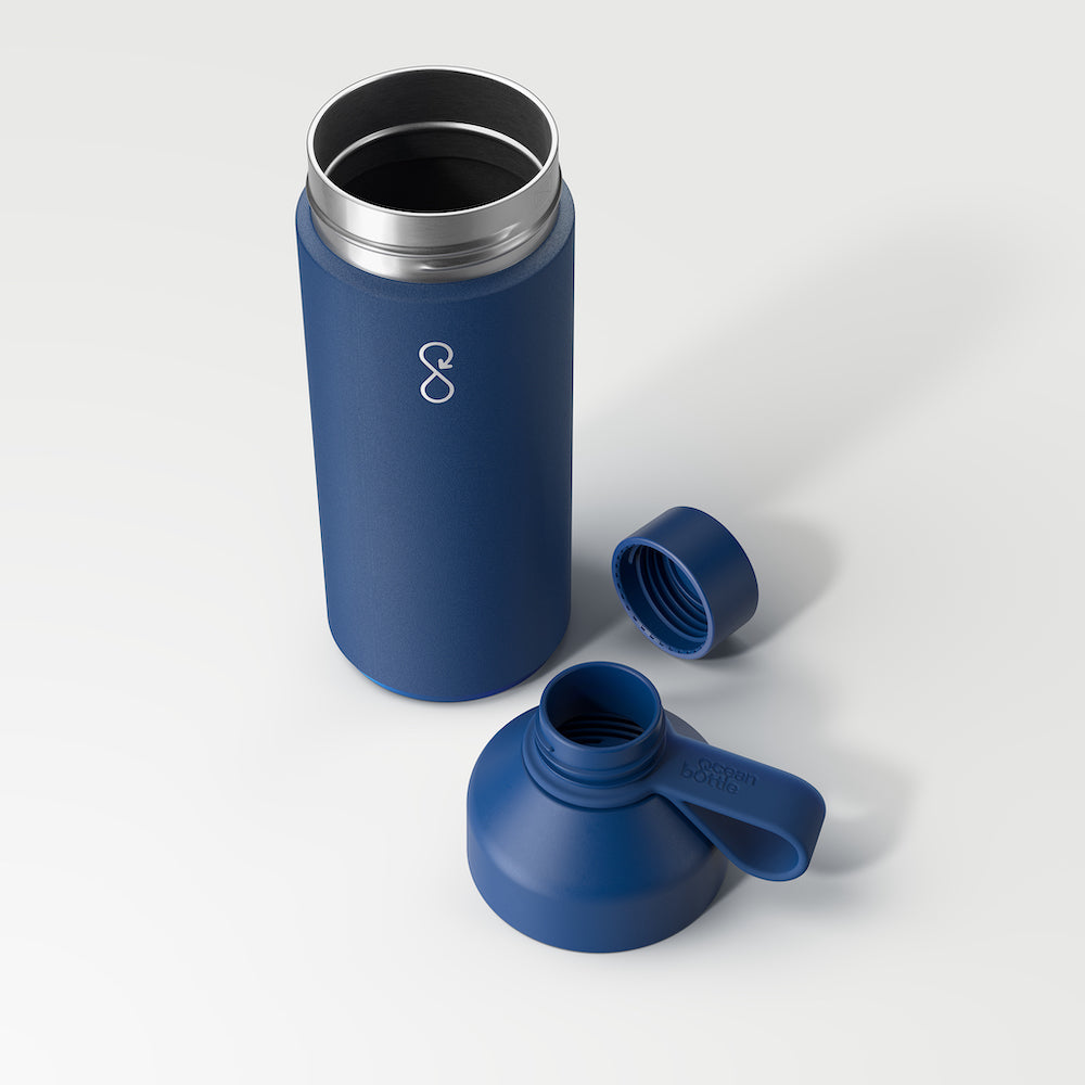 Ocean Blue Stainless Steel Water Bottle 1 Litre » Ocean Bottle