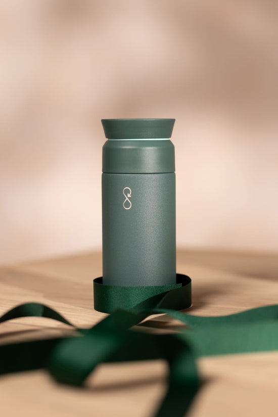 Forest Green Thermal Insulated Coffee Flask