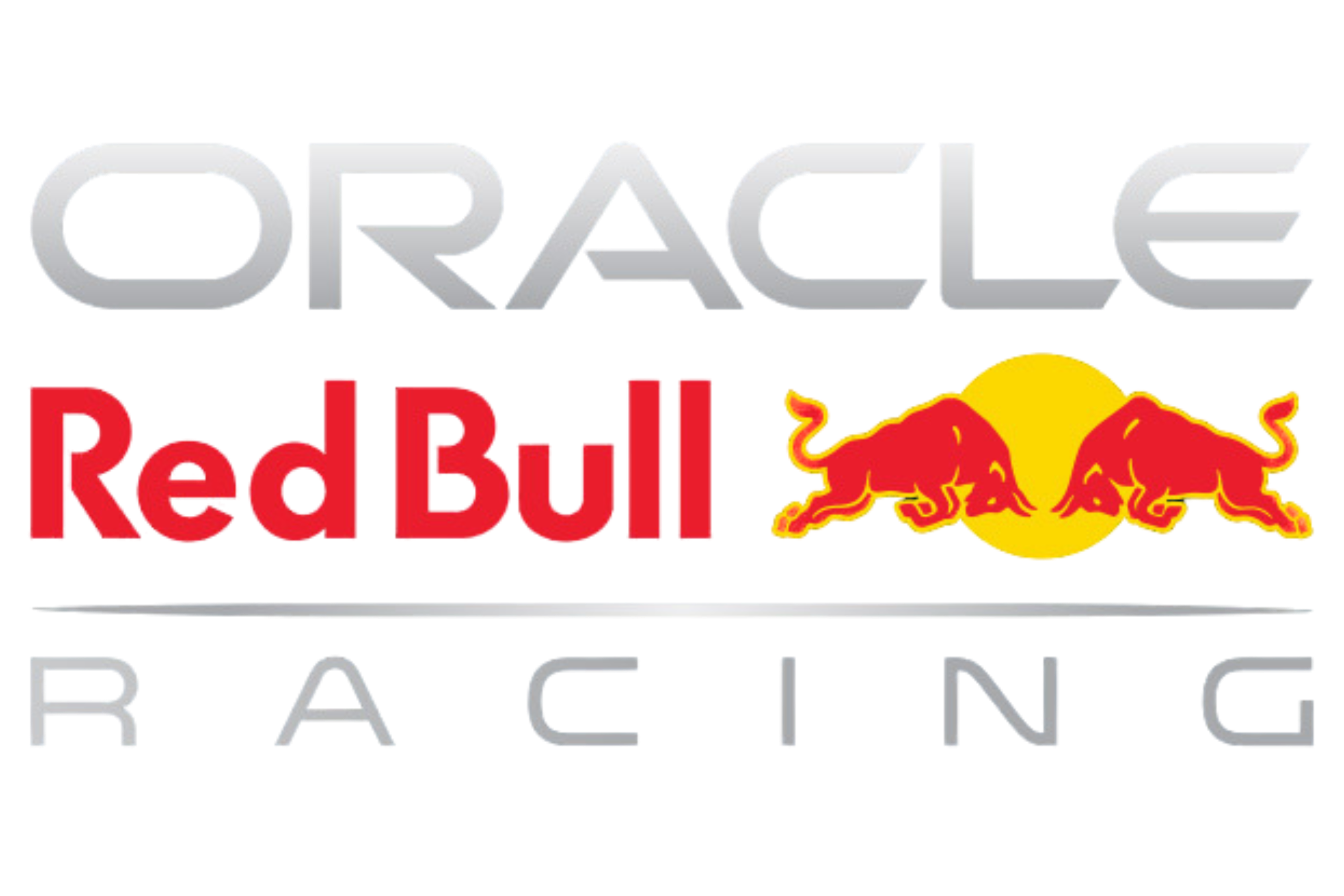 Oracle Red Bull Racing logo on a white background
