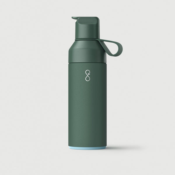 Forest Green Water Bottle with Straw » Ocean Bottle